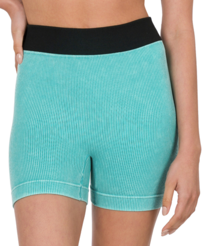 Ribbed Seamless Shorts Woodland And Willow 9218