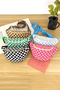 Checkered Crossbody Bag