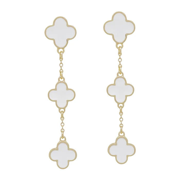 Clover Drop Earrings