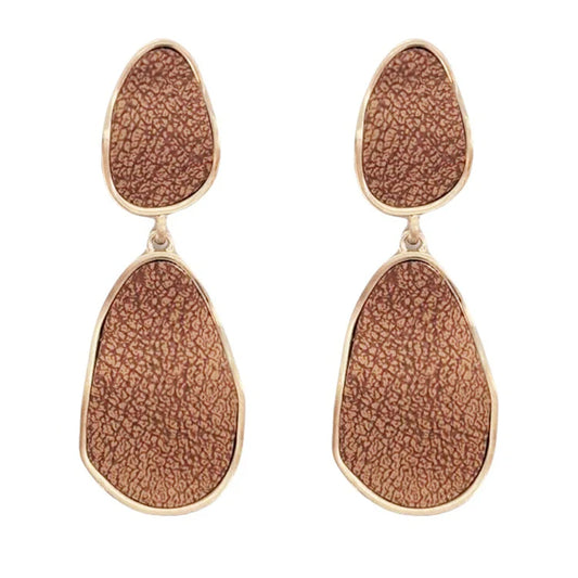 Natural Suede Earrings