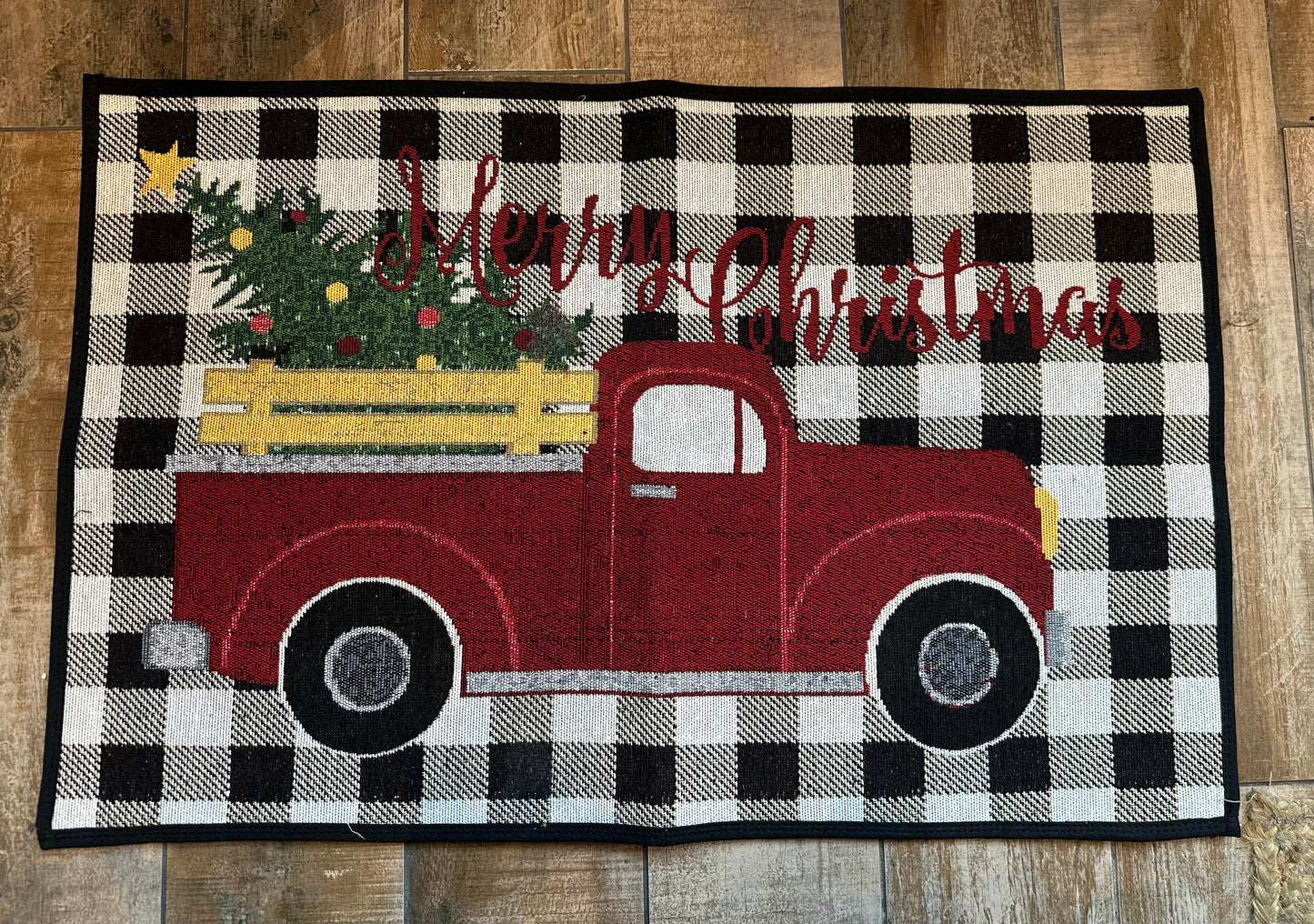 DOORBUSTER - Merry Christmas Truck Mat