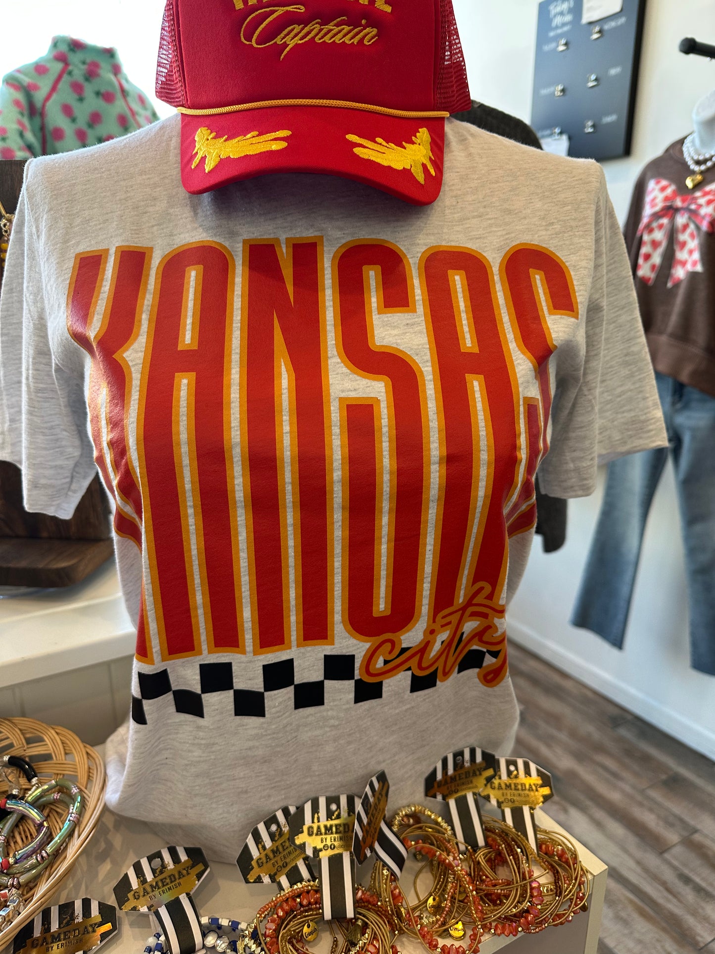 KC Checkered Tee