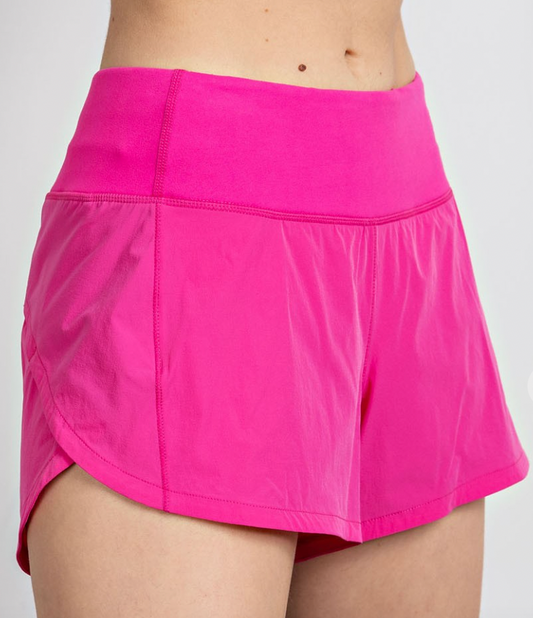 Stretch Woven 2 in 1 Active Shorts