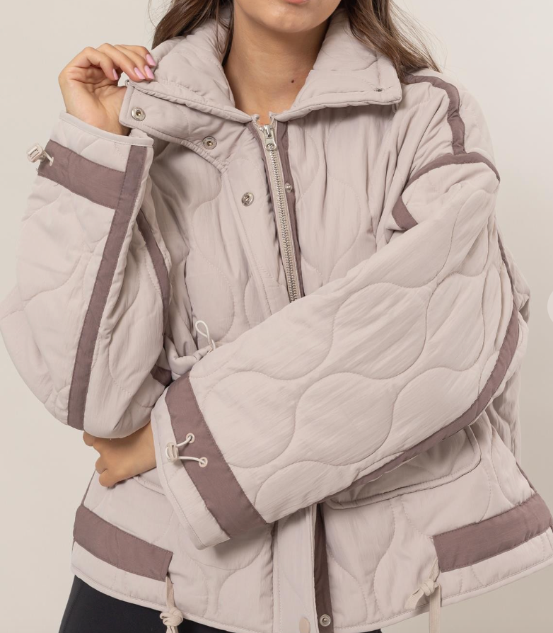 Quilted Togger Puffer Jacket