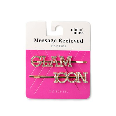 Olivia Moss Message Received Hair Pins